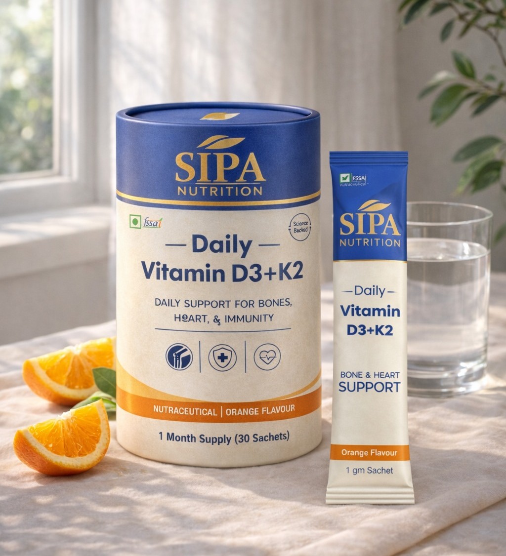 SIPA Nutrition Vitamin D3 K2 Sachets